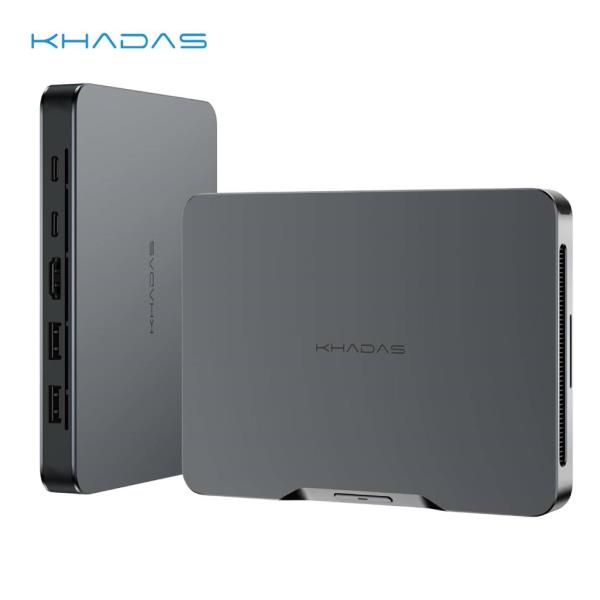 Khadas Mind 1  PC(5.55Wh 배터리 포함) WiFi 6E BT5.3 Mind Link Windows 11 Home 32GB+1TB를 탑재한 초소형 인텔 데스크탑 컴 : 기주... 