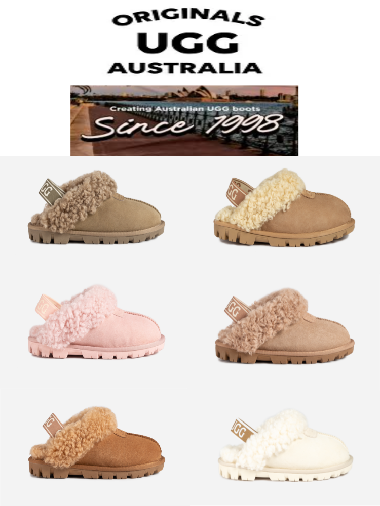 호주어그 UGG OZWEAR 컬리 슬리퍼(탄성 백스트랩) : 초아수피아
