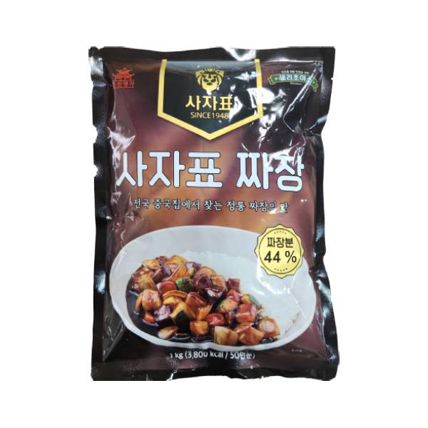 [10개입 배송부과] 영화식품 중찬명가 사자표 짜장 1kg 짜장분말 함유량 44% : 다솜식자재 온라인몰