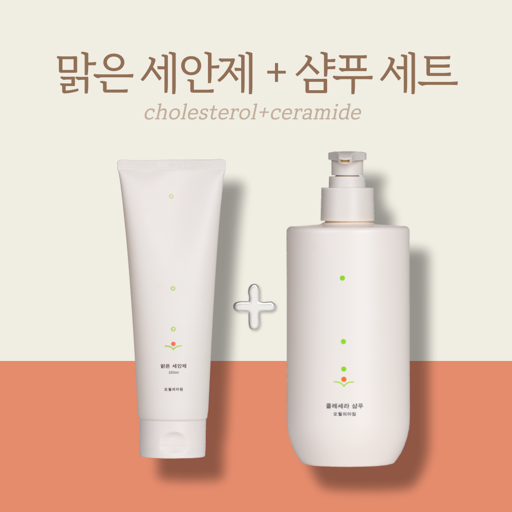 [기획상품5] 세안제 (250ml)  +샴푸 (450ml) : 오월의아침코스메틱