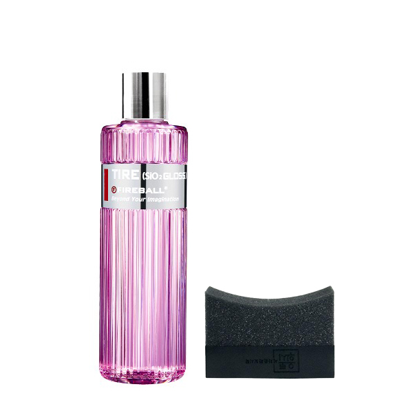 파이어볼 타이어 광택제 SiO2 글로스 500ml+ 오토워시 타이어 어플리케이터 : 오토워시