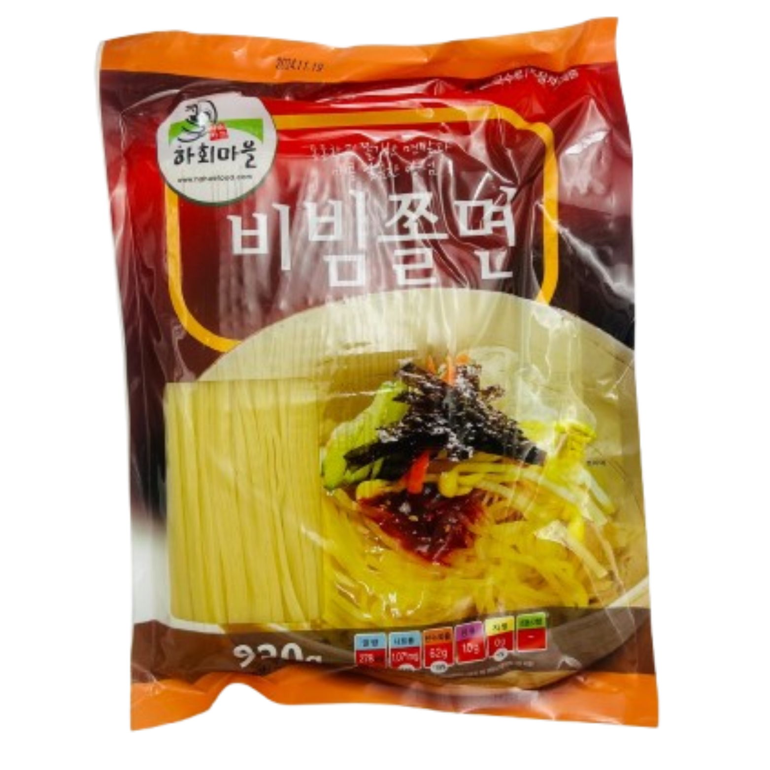 하회마을 비빔면 쫄면사리 다이어트쫄면 920g : 든든푸드
