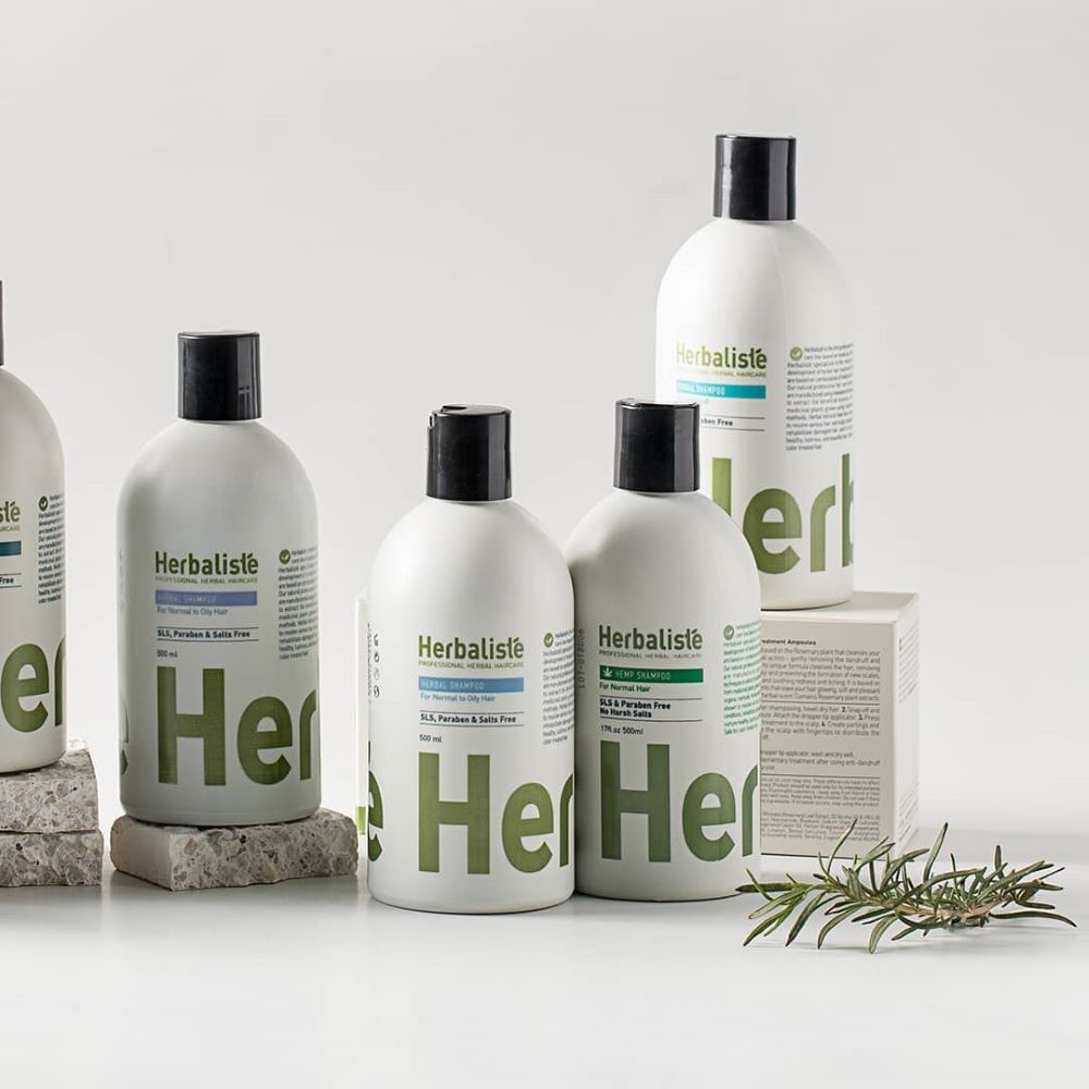 허벌리스테 헴프 샴푸 대용량 500ml 탈모 쿨링 두피 모발 : 모아 뷰티