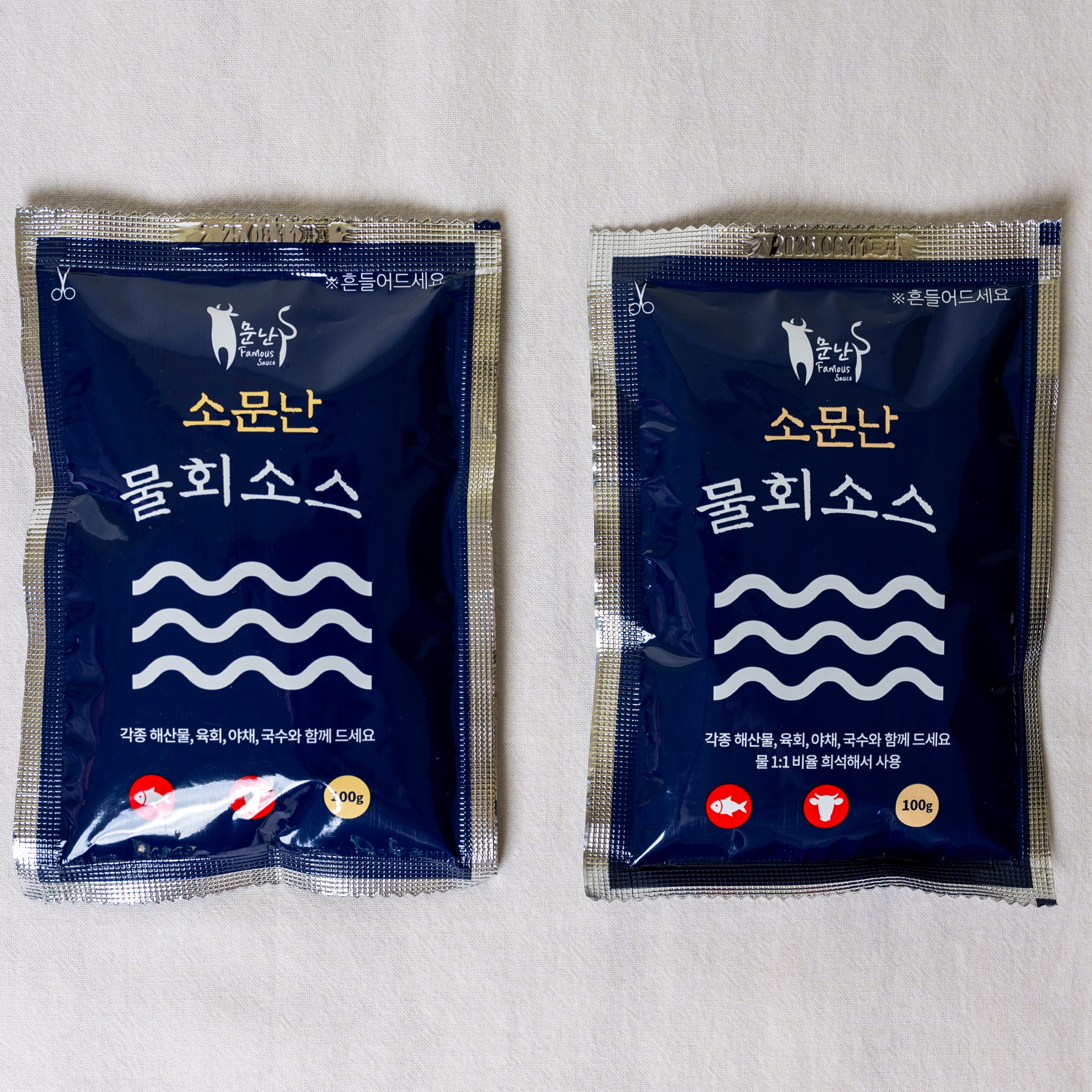 소문난 물회소스100g 10ea 소량판매 비빔국수양념 육회비빔소스 물육회 2배농축 : 소문난올패드