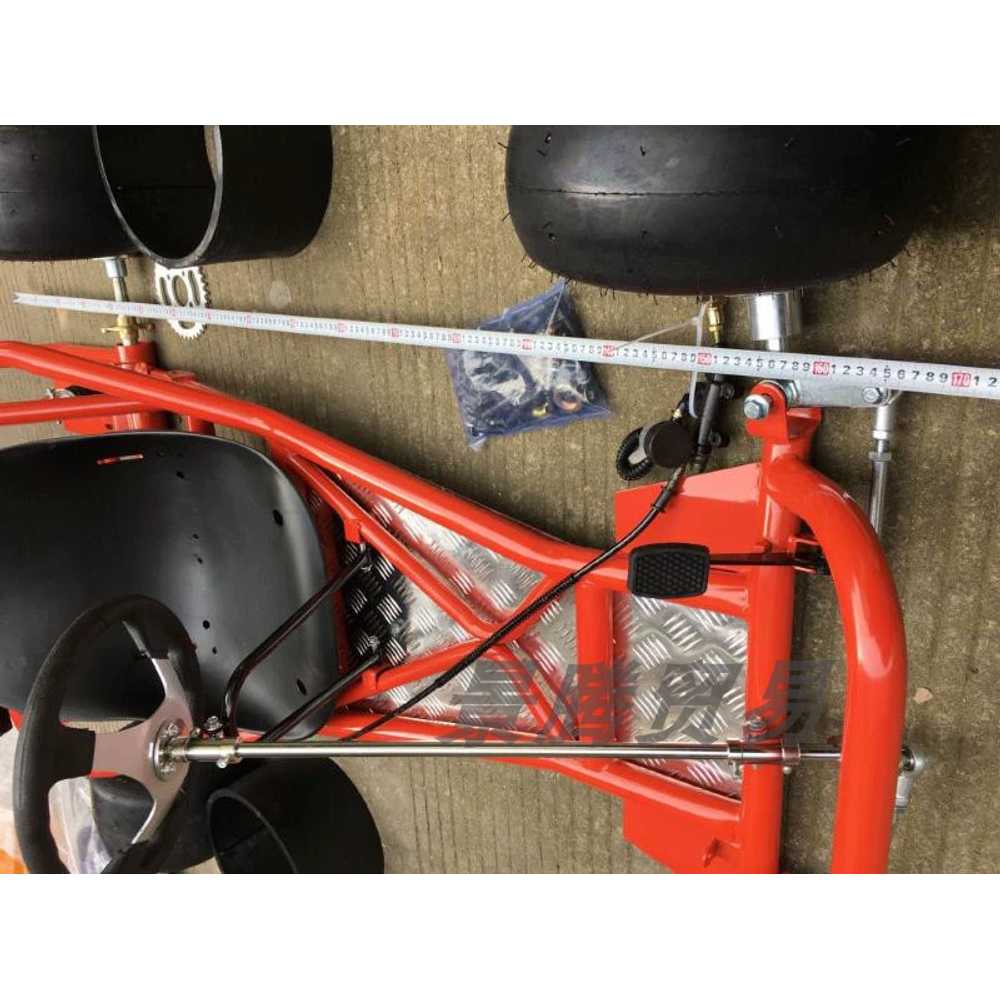 고카트 키트 DIY 만들기 전체 카트 가솔린 레드 세트 드리프트 바퀴 5인치휠링이포함된완전한세트 : 트랜드마켓홈
