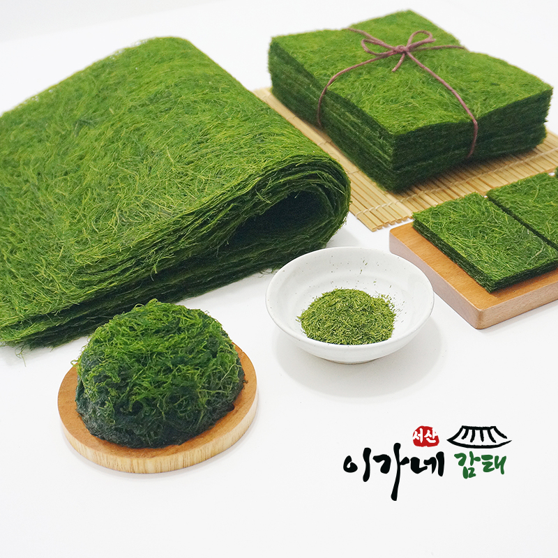 햇 감태 이가네 충남 서산 가로림만 생감태 / 마른감태 1봉 (10매) 건조 김 : 이가네 감태