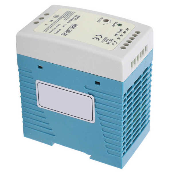 전원 공급 장치 Din 레일 스위칭 전원 공급 MDR-100-24 출력 100W/24V/1.3A 입력 100-240VAC 산업용 장치 : 수정공구4
