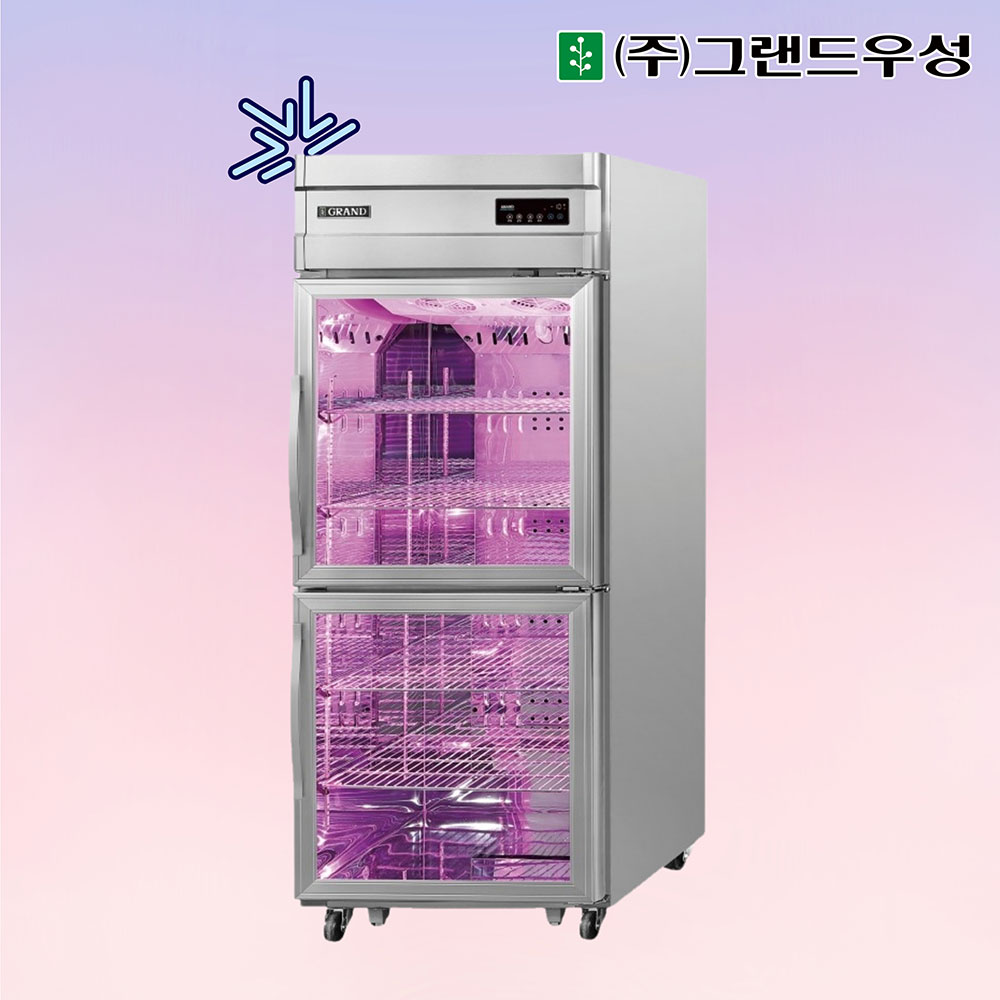 그랜드우성 정육숙성고 간냉식 30박스 샷시유리문 WSFM-850RM(2GA) : 행복한 냉장고