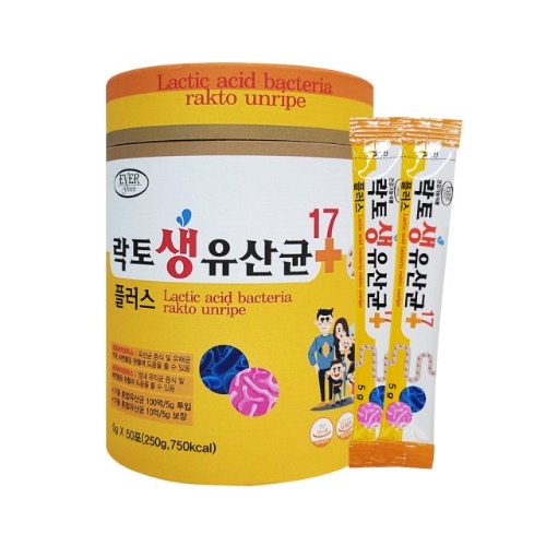 10억보장유산균 장건강 에버그린 락토생유산균17 플러스 50포 : 마켓 홀라