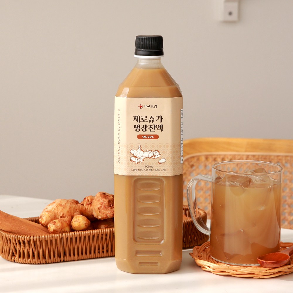 우리꽃연구소 약선보감 제로슈가 생강진액 단맛25% 1개입 1L 1개 : 원라이브:쇼핑몰