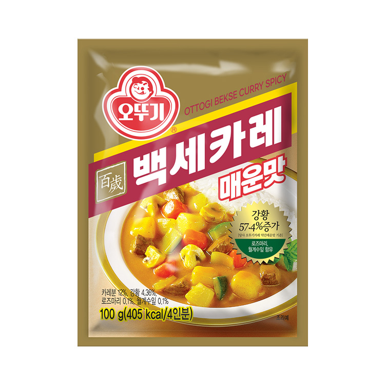 오뚜기 백세카레 약간매운맛 100g 외 분말 카레 2종 : 토마토쇼핑