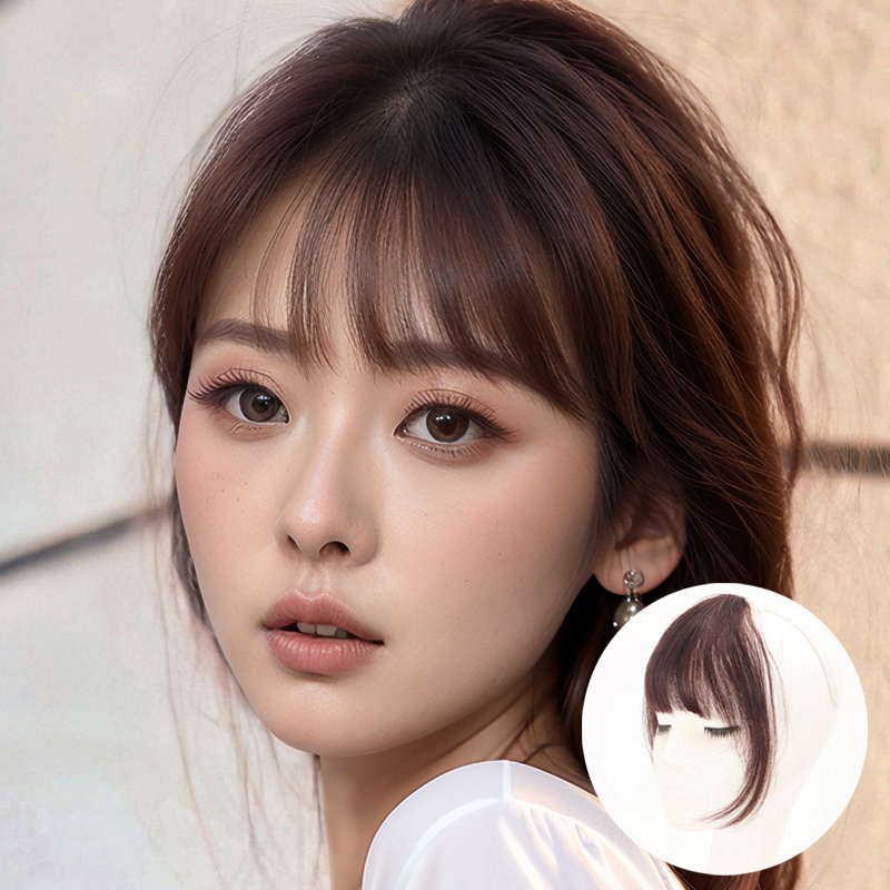 이니더스 사이드뱅 애교 앞머리 가발 : 이앤아이디