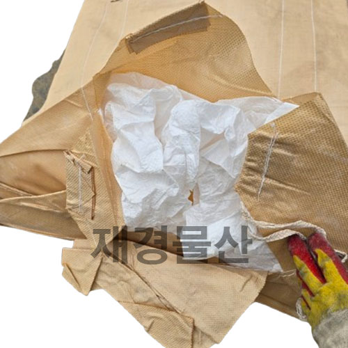 중고 1000kg 이중고리 혼합색상 톤백 (산업현장용) : 재경물산