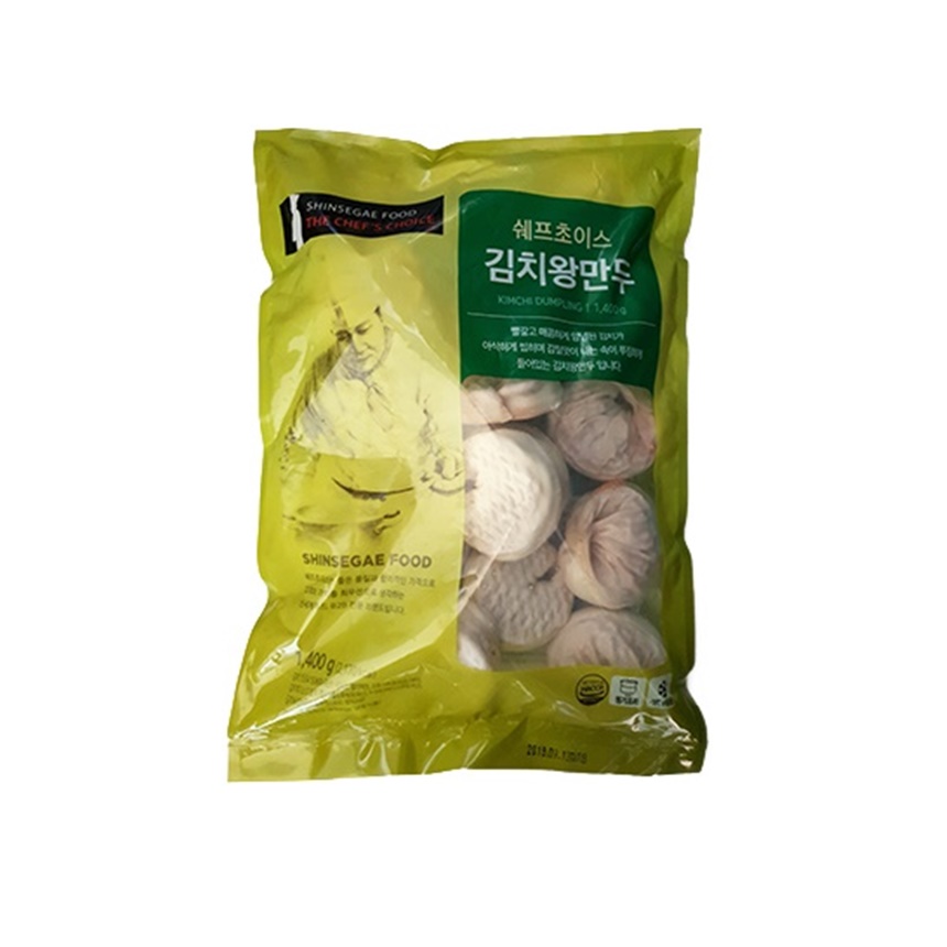 (신세계푸드)쉐프초이스 김치왕만두 1400g : 팔도푸드꾼