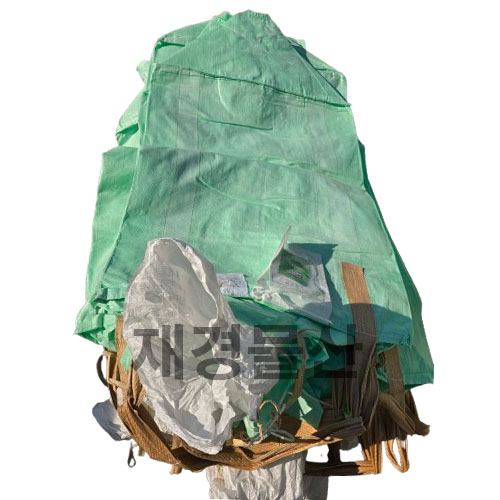 중고 1000kg 이중고리 혼합색상 톤백 (산업현장용) : 재경물산