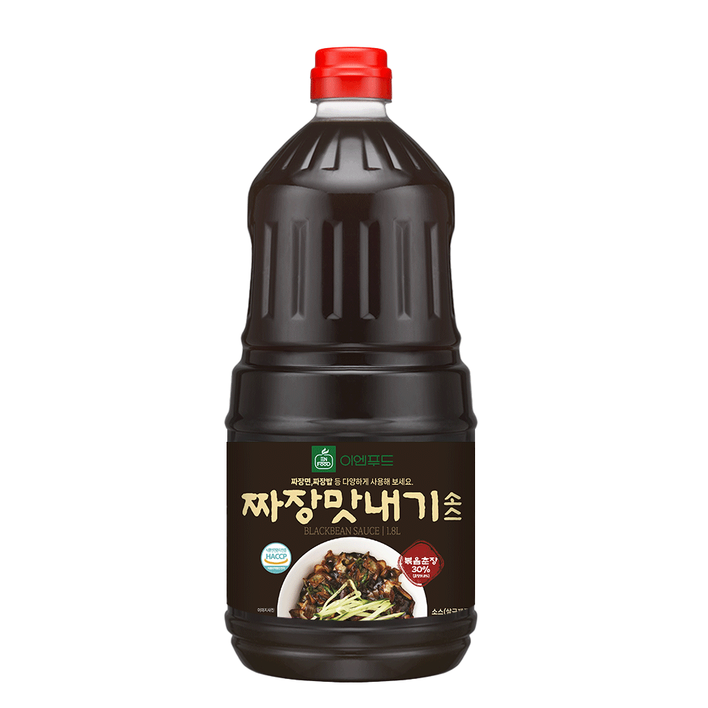 이엔푸드 짜장 맛내기 소스 1.8L 짜장면 짜장밥 중국집볶음밥 HACCP : 머거킹