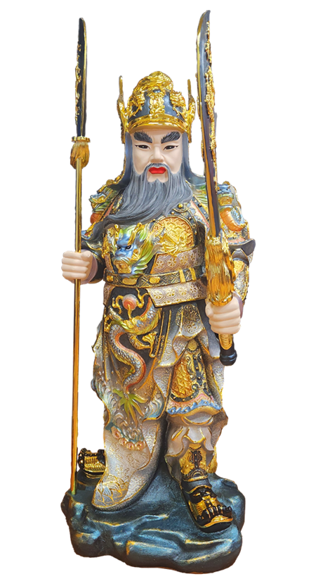 4자 도금칠보 장군(펄흑색)  불교용품 무속용품 : 한국불교사