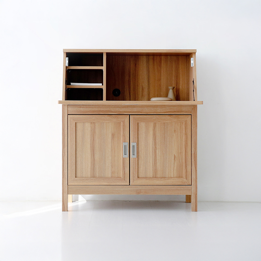 숄리드 콘솔수납장 CHM10789F 890x360x1070mm, 2단, 캄포어베니어 9826.0288 : 마켓비 공식스토어