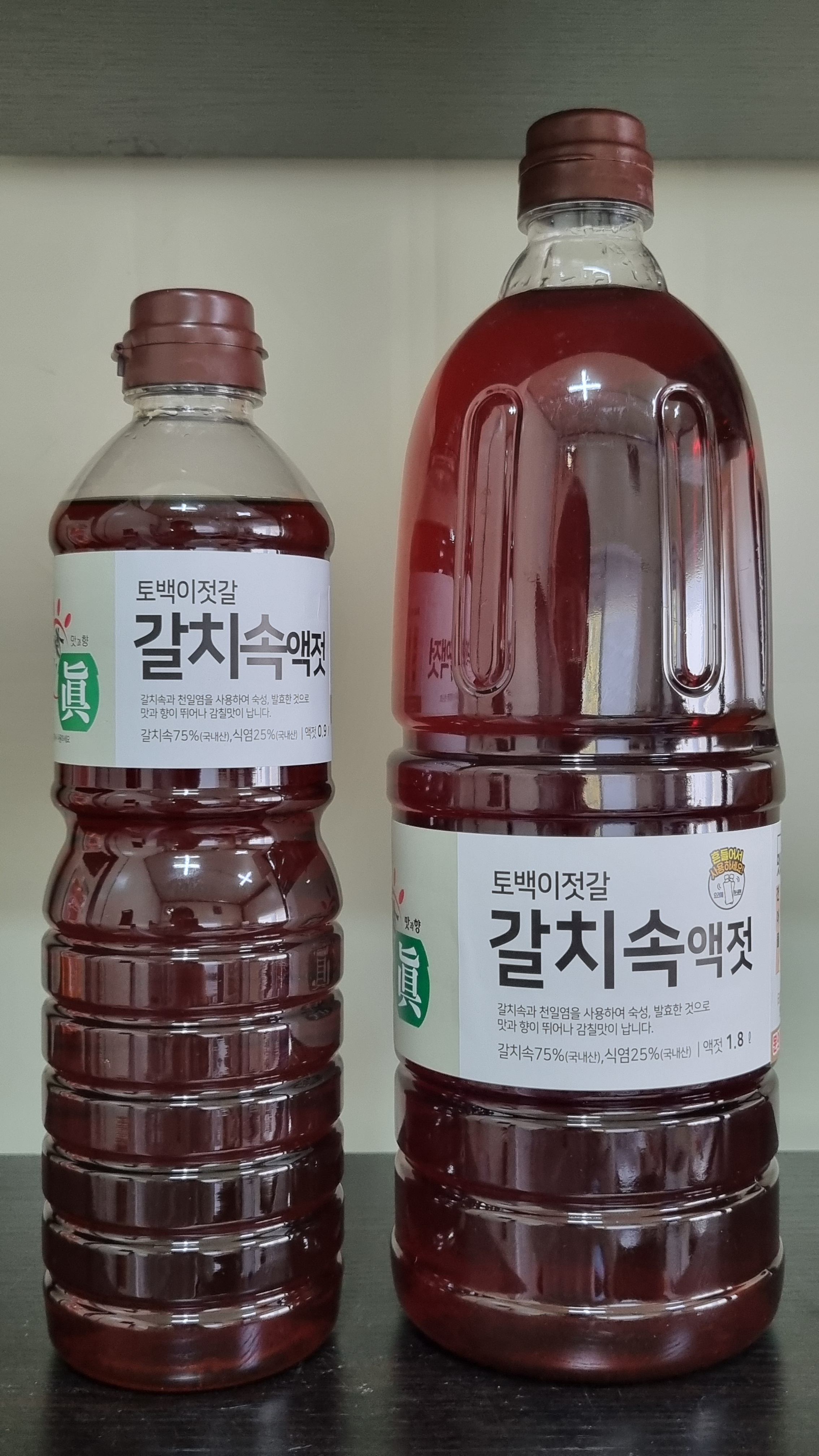 부안 곰소 토백이 갈치속액젓 0.9L 원액100% : 맛나젓갈 건어물