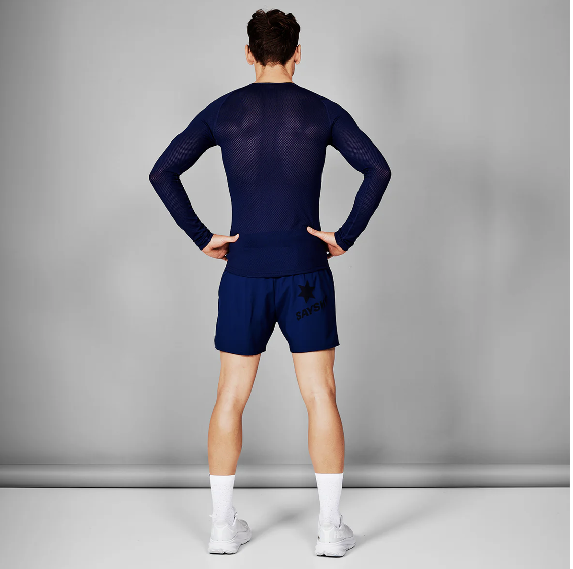 세이스카이 SAYSKY UNISEX MESH BASE LAYER Long Sleeve Blue : 위캔런