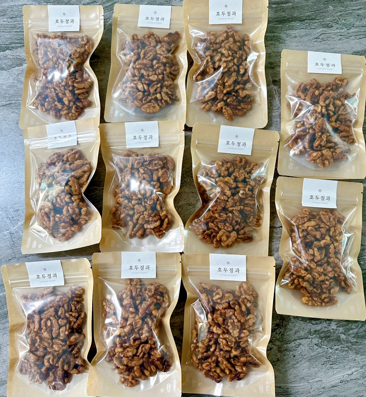 호두정과 수제답례품 건강간식 결혼식 돌 조문 기업 선물세트 65g : 행운담디저트