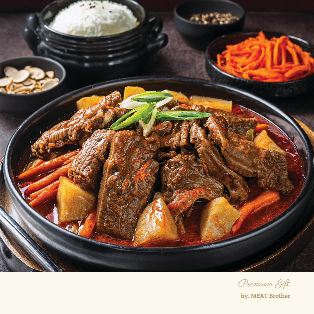 미트브라더 소갈비찜 선물세트 2.3kg 당일 생산 선물용 지방완벽 제거 찜용 : 미트브라더