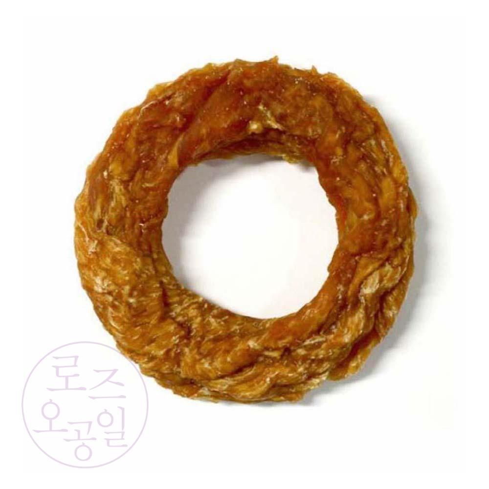 오공일 소힘줄 터키츄 링 M 40g 강아지간식 강아지껌 : 로즈오공일