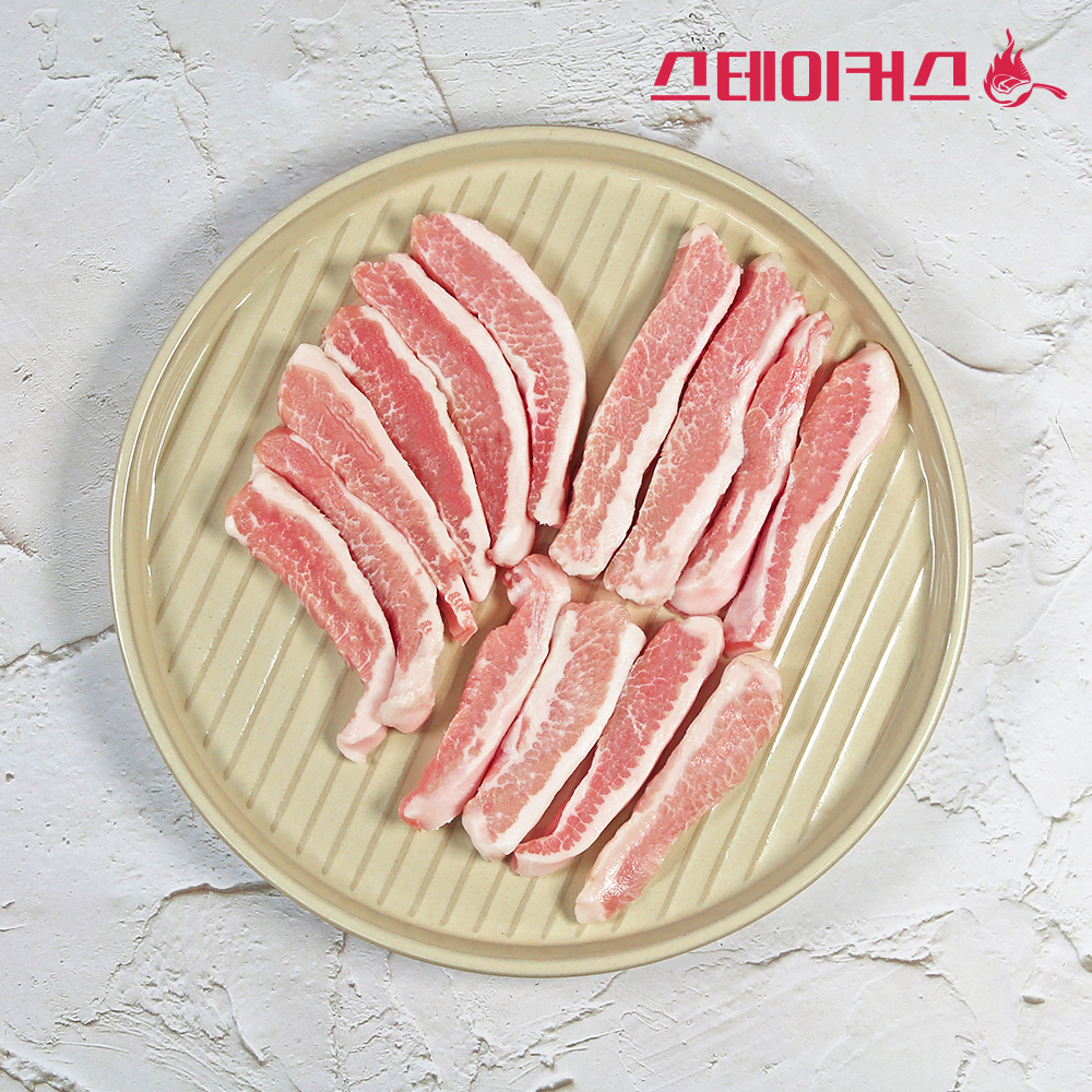 Last 1 항정살 500g 천겹살 수입산 돼지고기 냉동 구이용 캠핑 바베큐 : -스테이커스-