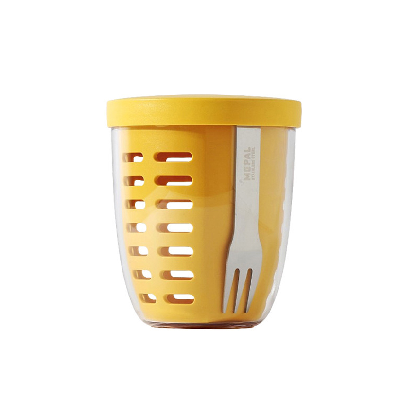 메팔 후르츠팟 600ml 과일 샐러드 다이어트용 도시락 지엠마 베이지 : 예쁜그릇창고