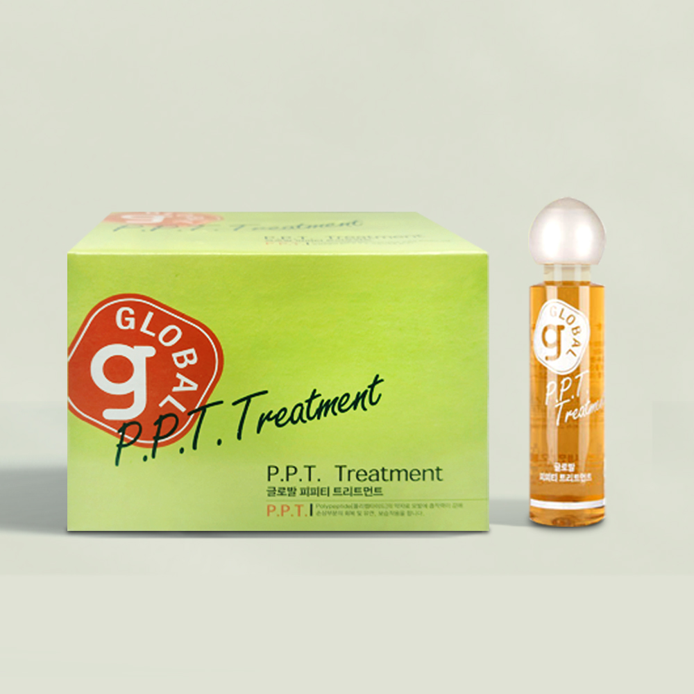 글로벌 케라틴 PPT 헤어앰플 손상모 트리트먼트 앰플 일반, 30ml, 10개 : 솜씨헤어샵