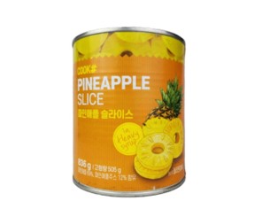 쿡샵 파인애플 슬라이스 836g : 더바른푸드서비스