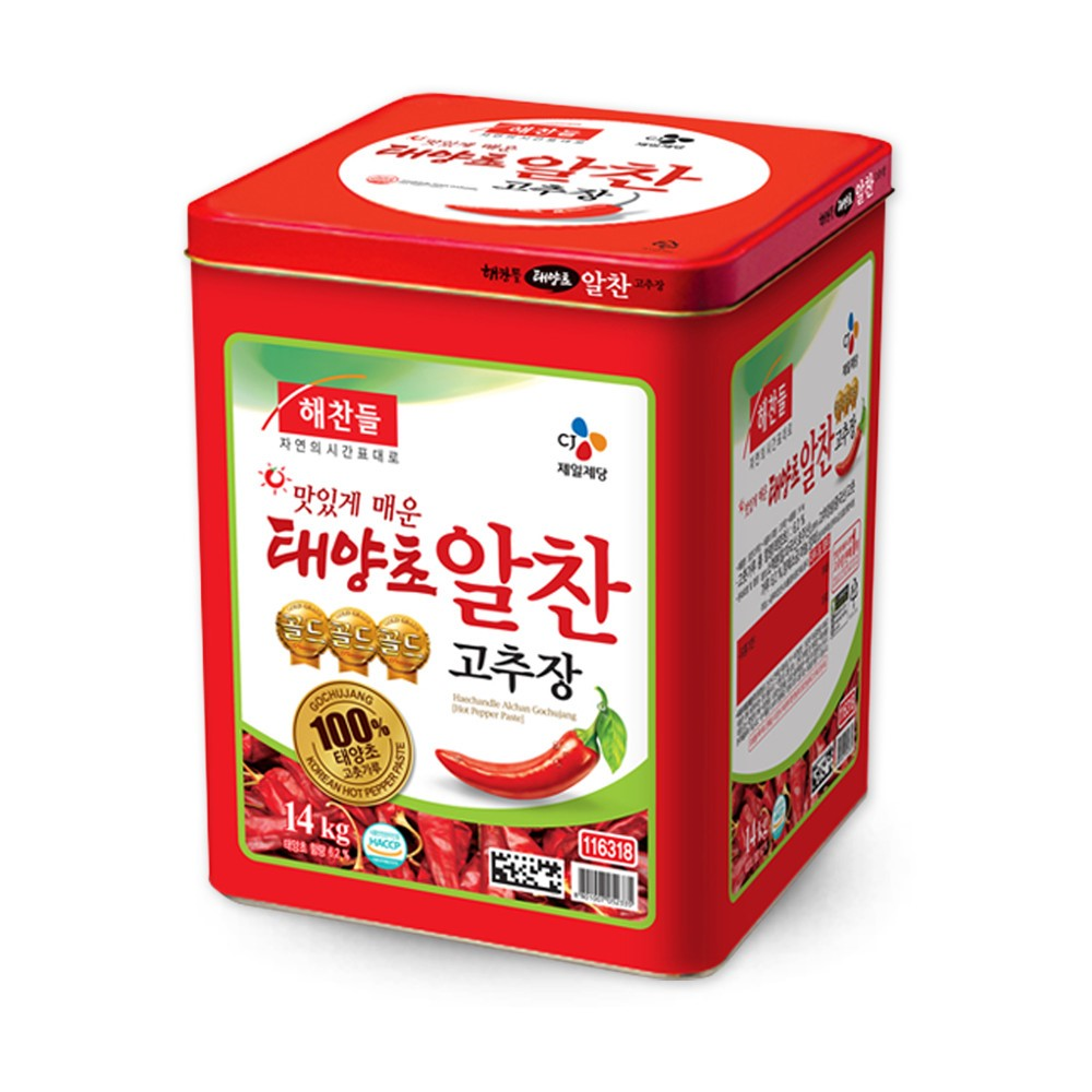 해찬들 태양초 알찬 고추장 골드 14kg : 최강몰