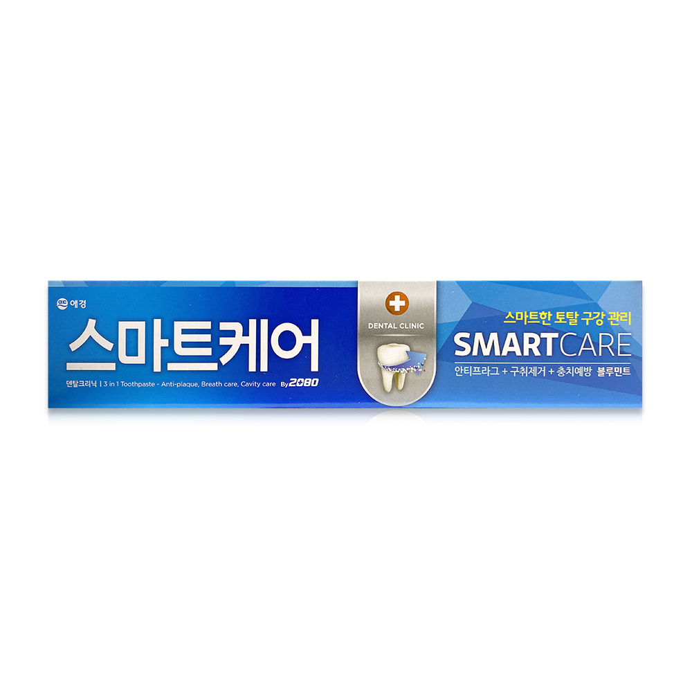 애경산업 2080 스마트 케어 치약 190g : 써클홀딩스