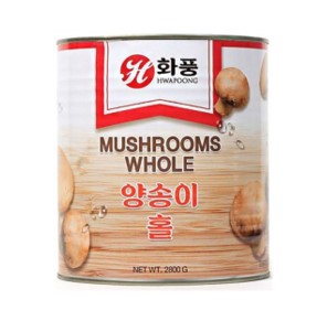 화풍 양송이 홀 2.8kg : 더바른푸드서비스