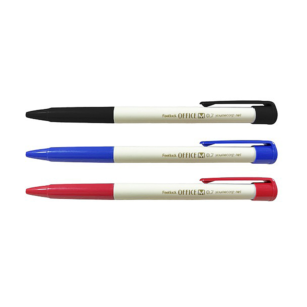 유미상사 오피스엠 볼펜 0.7mm 1타 12자루 : 구구오피스