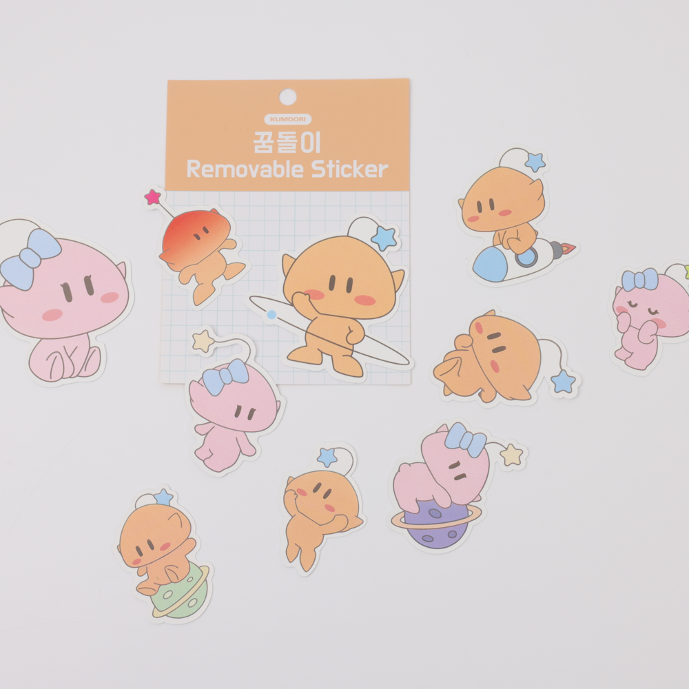꿈돌이 리무버블 스티커 : 진DoL
