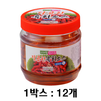 고운맛식품 육회 소스 양념 1kg-12개(10%) 육회 뭉티기 육사시미 생고기 : 고운맛식품