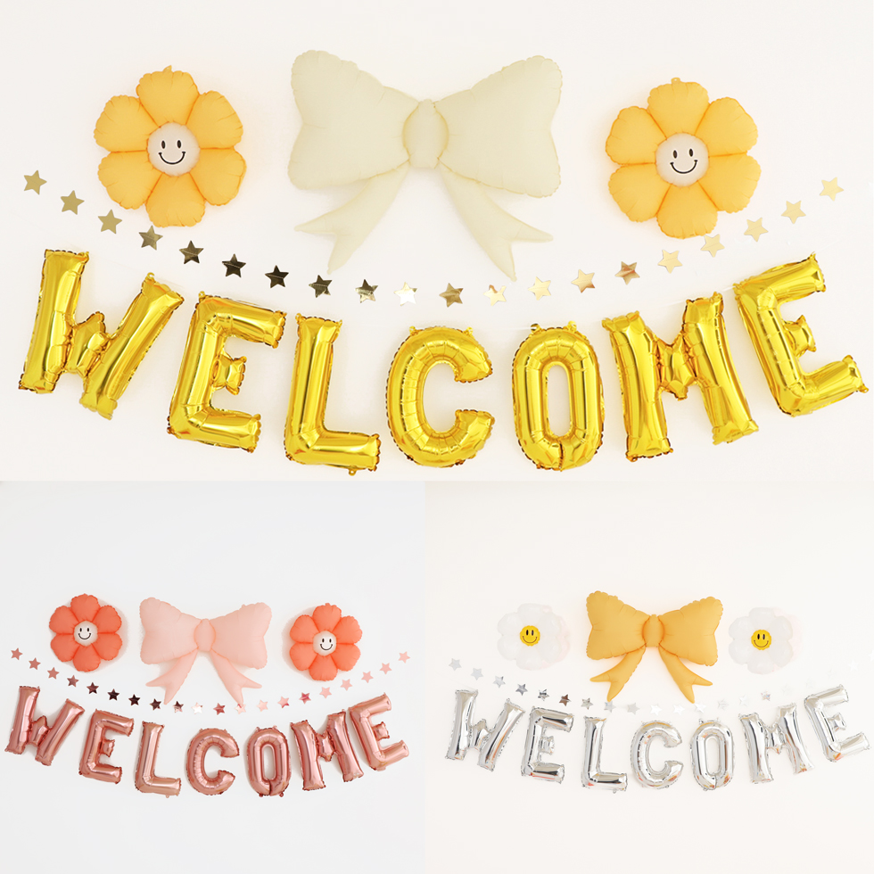 WELCOME 웰컴 풍선세트 조리원퇴소 환영 축하 파티 : 메리팡