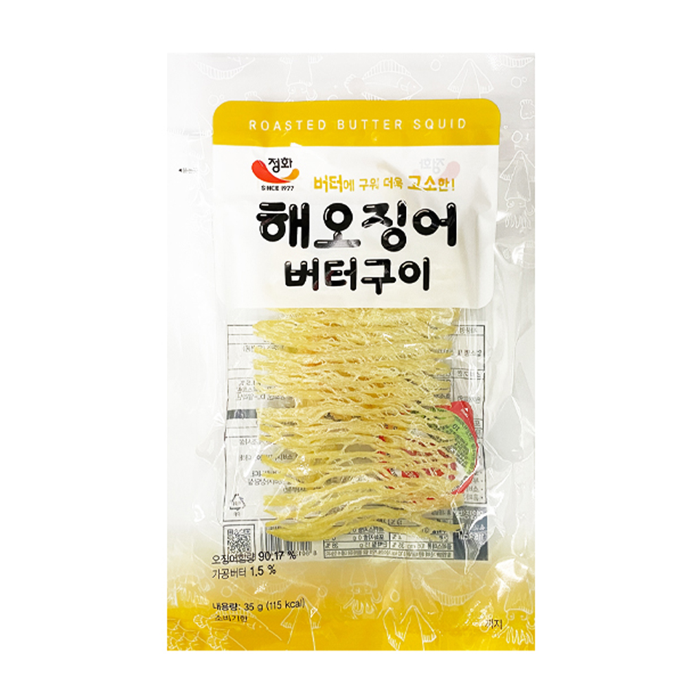 정화식품 해 오징어 버터구이 35g 외13종 : 푸드원