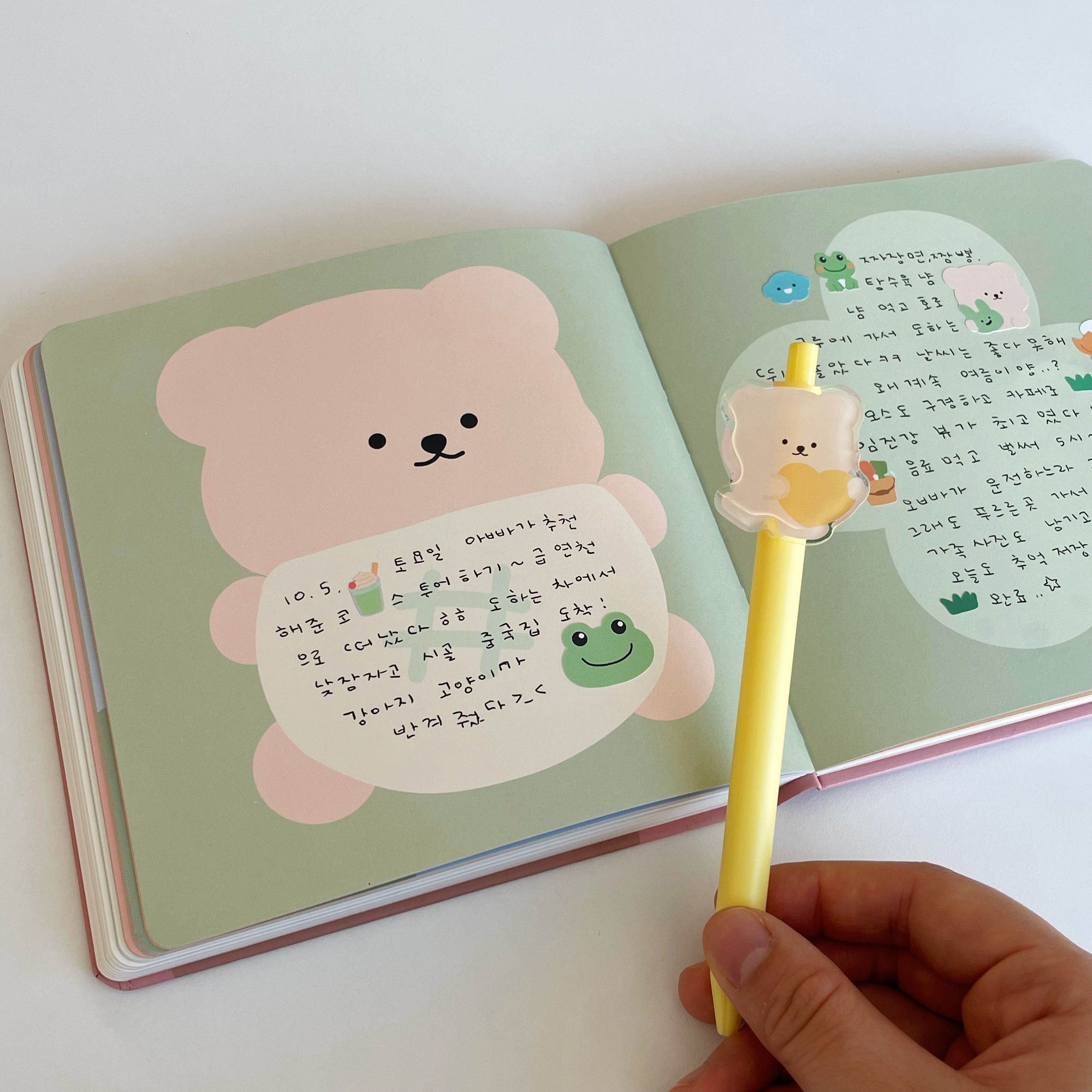 [밤토리상점] 연필 다이어리(만년형) : 소품샵 뭉게뭉게
