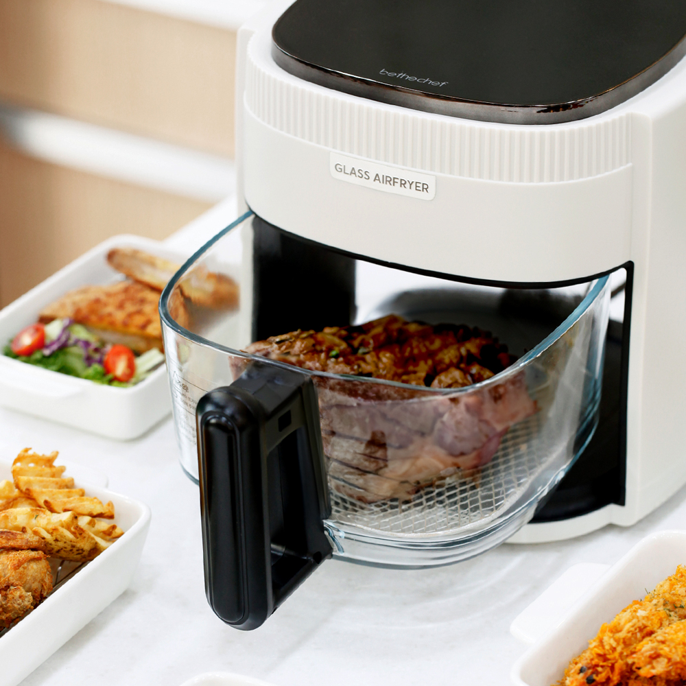 비더셰프 더 글라스 에어프라이어 유리 바스켓 스텐 4.5L : bethechef