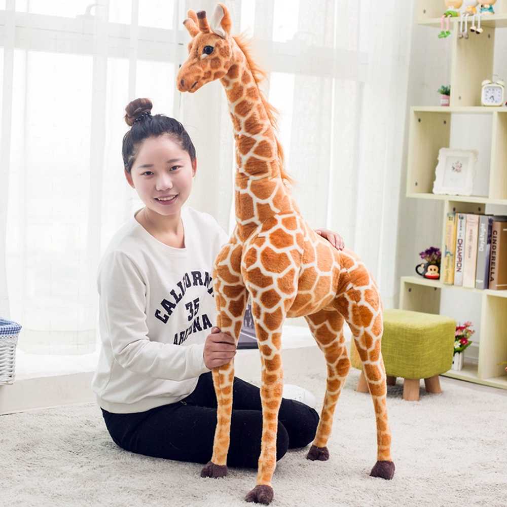 기린모형인형 장식돌 카페 인테리어 데코 귀여운 장식 모형 기린 80cm : 후르츠가게