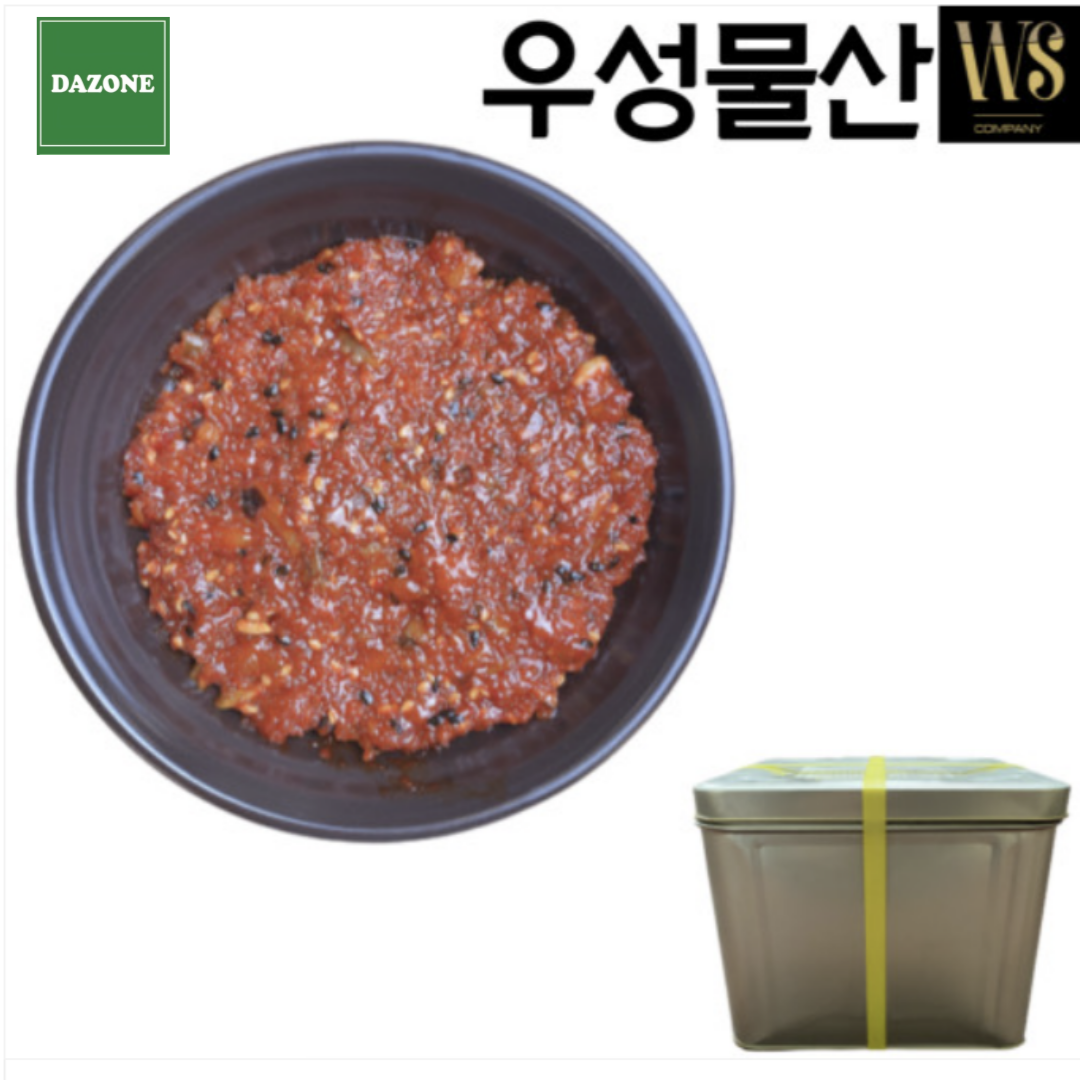 우성물산 씨앗젓갈 10kg 말통 : 다존푸드몰