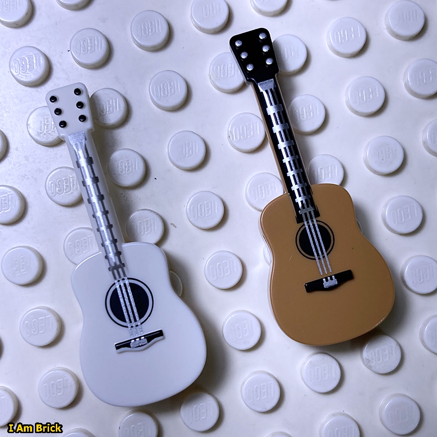 레고 악기 어쿠스틱 기타 Guitar Acoustic 25975 White : 아이엠브릭