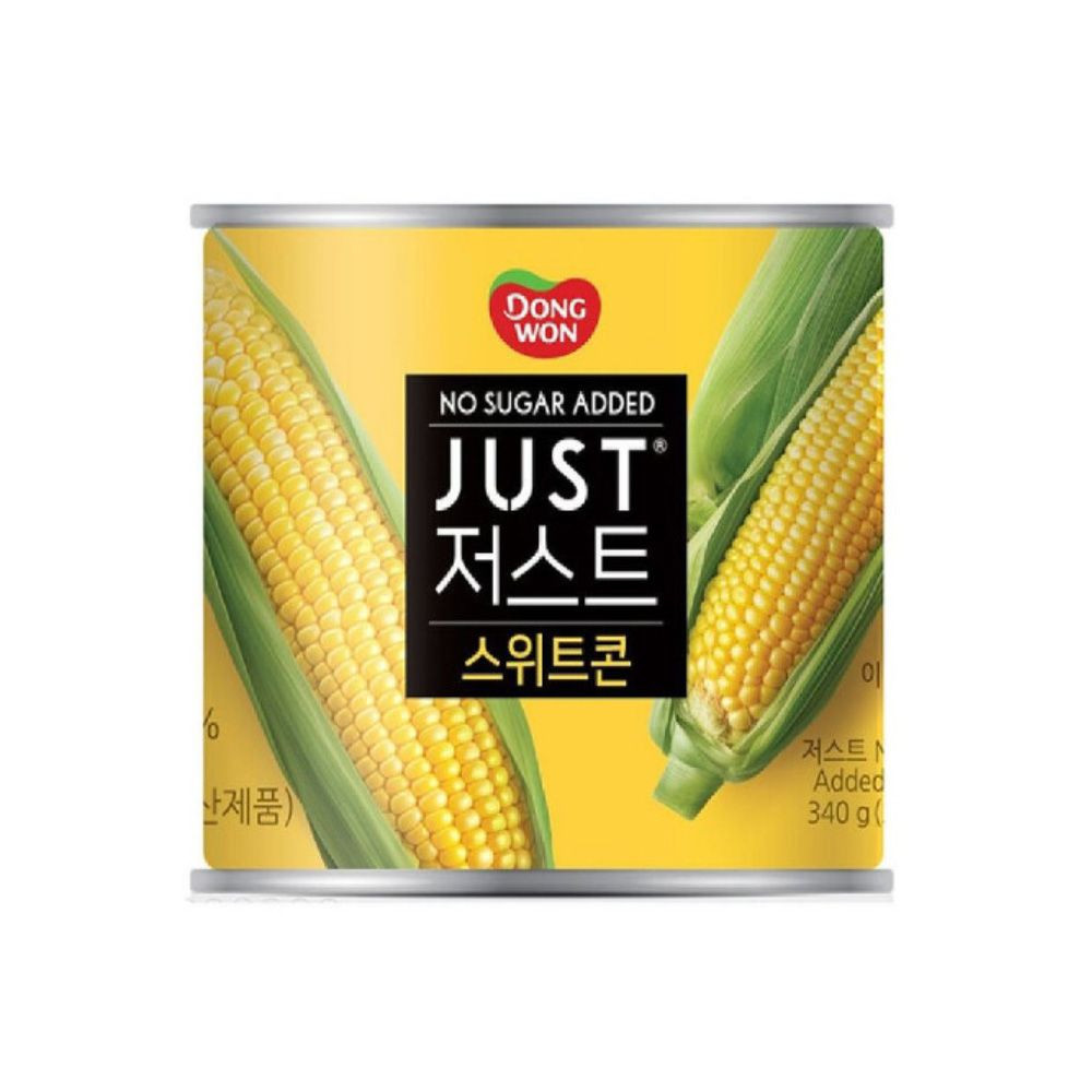 동원 저스트 노슈가 스위트콘340g 캔 옥수수 통조림 : 일오삼마켓