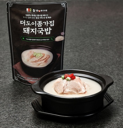 부산맛집 더도이종가집 돼지국밥(630g) 사골육수 국밥 해장국 밀키트 4개 : 더도이종가집