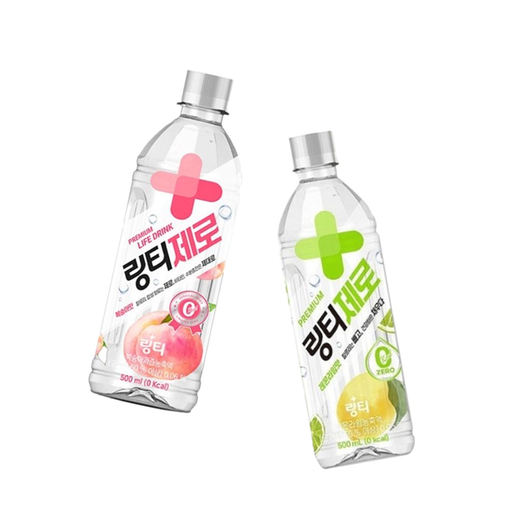 링티 제로 복숭아 레몬라임 맛 500ml 혼합 24페트 외 27종 비타민 음료 플러스 : 커피몰