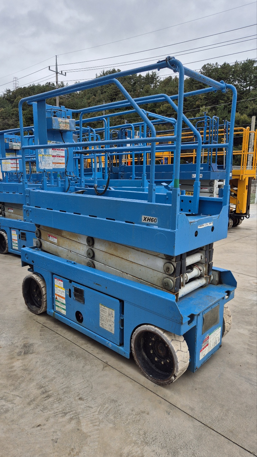 8M 고소작업대렌탈 고소작업차 대여 SMAC XH60 일대 기간조정가능 : 고소작업대 줌리프트