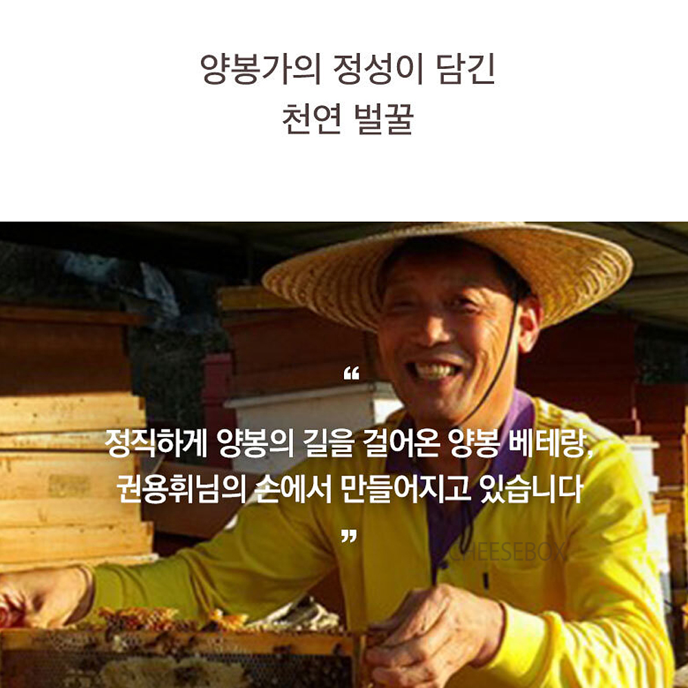 소백산 천연벌꿀 스틱형 15개입X3박스 앙꿀 아카시아꿀스틱 : CHEESEBOX