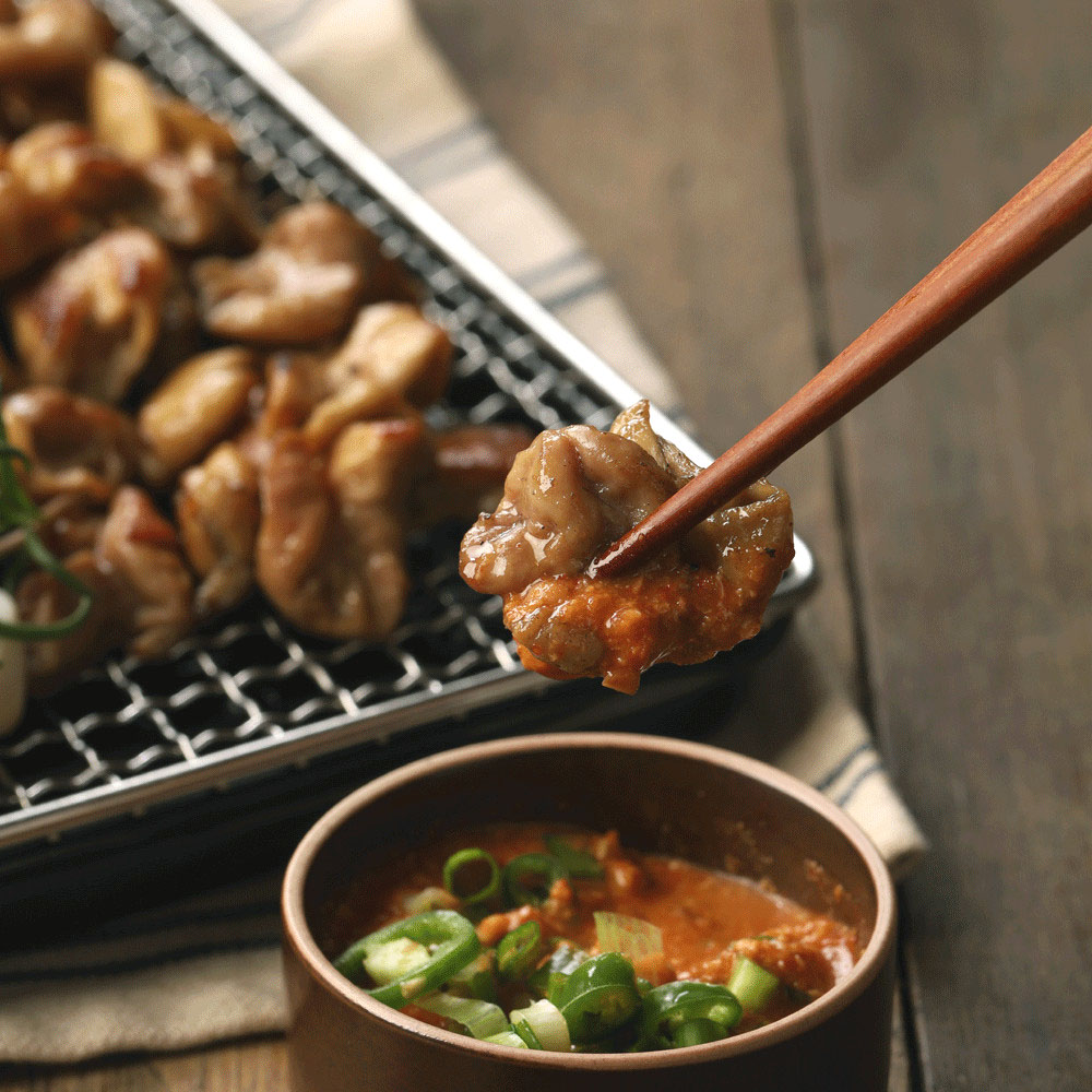대구 돼지곱창 국내산 초벌 캠핑 막창 알곱창 구이 : 아지매포차